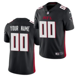 Atlanta Falcons Custom Black Jersey 2020 Vapor Limited - Men's