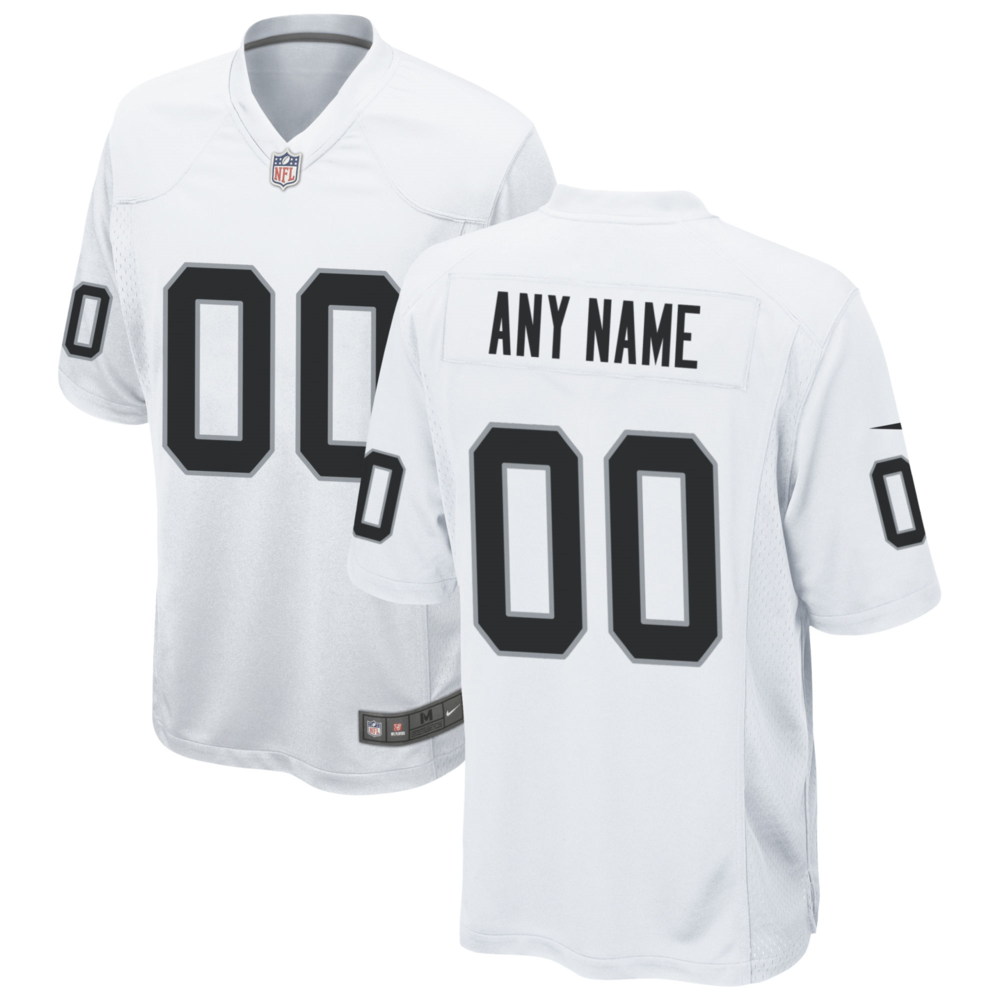 LOS ANGELES RAIDERS 1980's Throwback Home NFL Jersey Customized Any Name &  Number(s) - Custom Throwback Jerseys