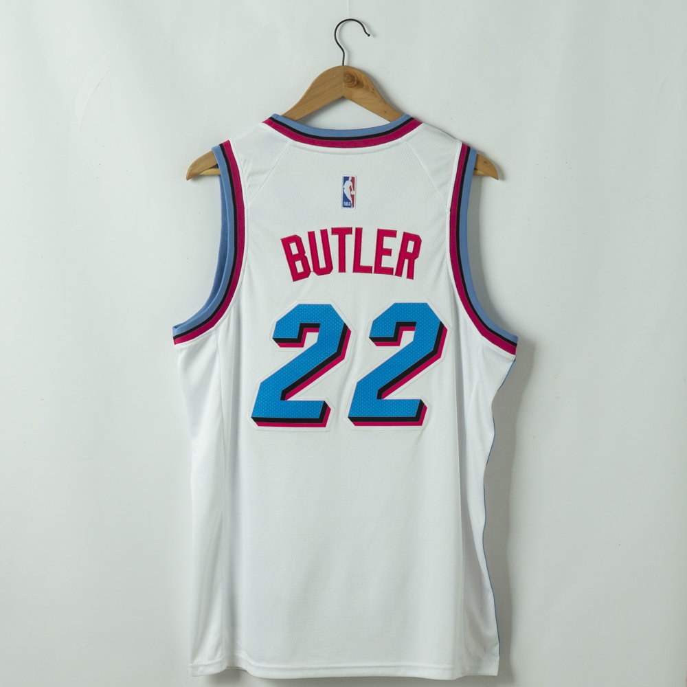 Jimmy Butler 22 Miami Heat 202021 Association White Swingman Jersey