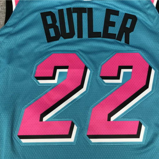 Jimmy Butler Miami Heat 2020-21 VICEWAVE blue Swingman Jersey 2