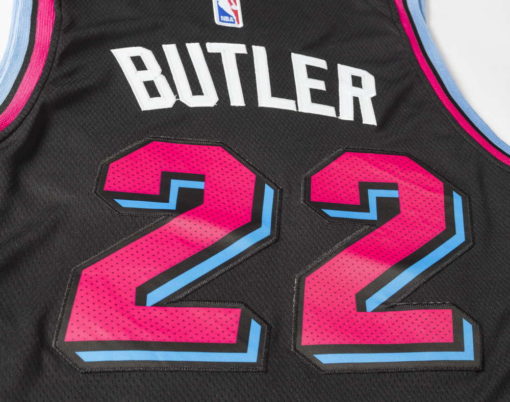 Jimmy Butler Miami Heat 2020-21 vice night blue Swingman Jersey 4