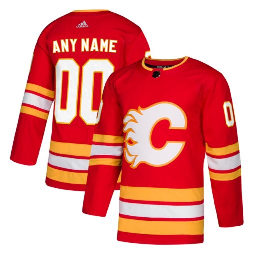 Men's Calgary Flames Red Alternate Custom Jersey (Copy)