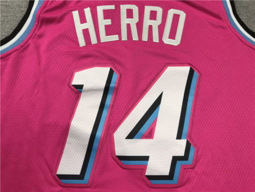 Tyler Herro Miami Heat 202021 Swingman Jersey - pink 2