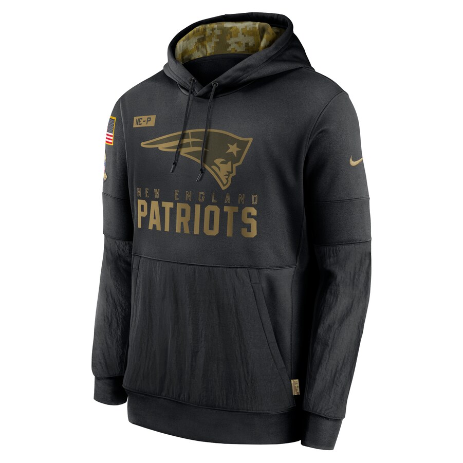 Men's New England Patriots Black 2020 Salute to Service Sideline ...