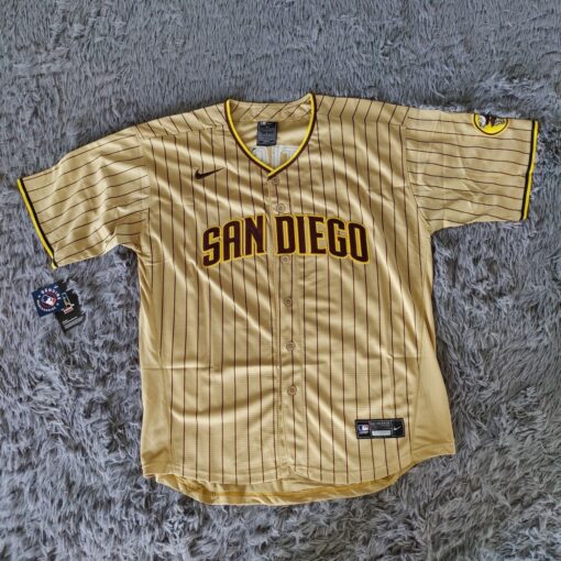 Fernando Tatis Jr. #23 San Diego Padres 2020 Tan Jersey Stitched