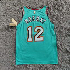 Ja Morant #12 Memphis Grizzlies Teal Classics Jersey - back