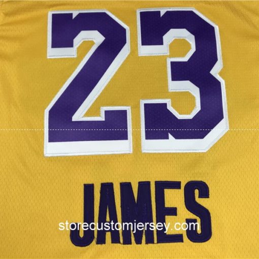 Los Angeles Lakers LeBron James 2019-20 Icon Edition Swingman Jersey 3