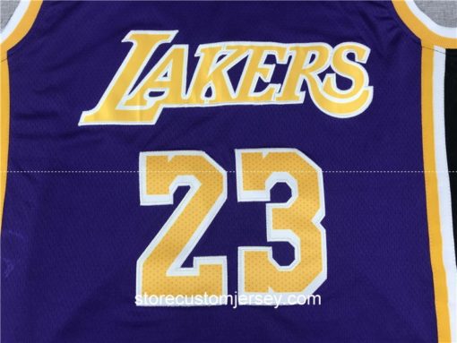 Los Angeles Lakers LeBron James Statement Edition Swingman Jersey 3