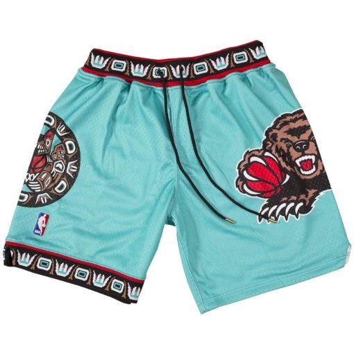 Vancouver Grizzles Shorts Just Don Teal Basketball Shorts