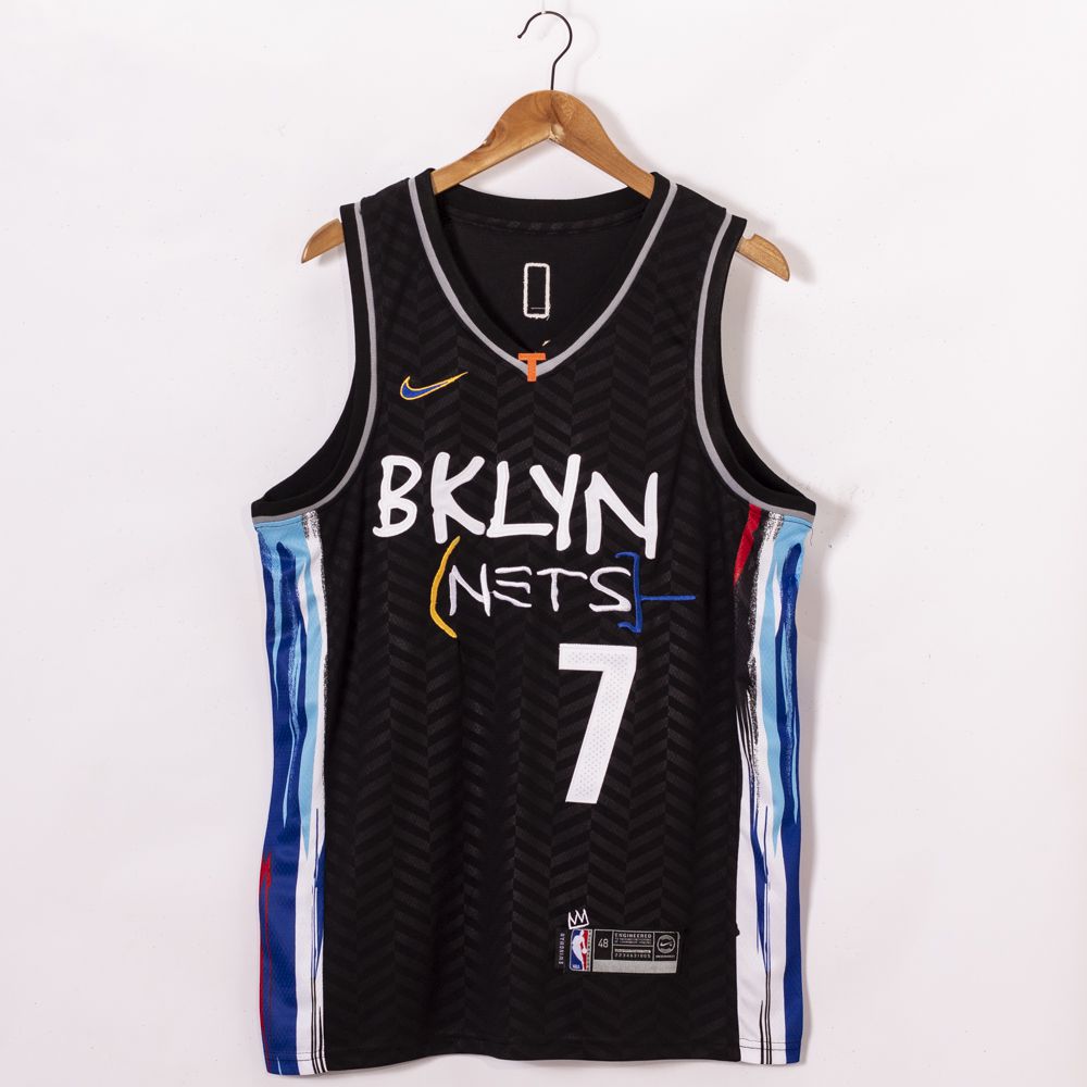 Kevin Durant #7 Brooklyn Nets 2021 City Edition Black Jersey
