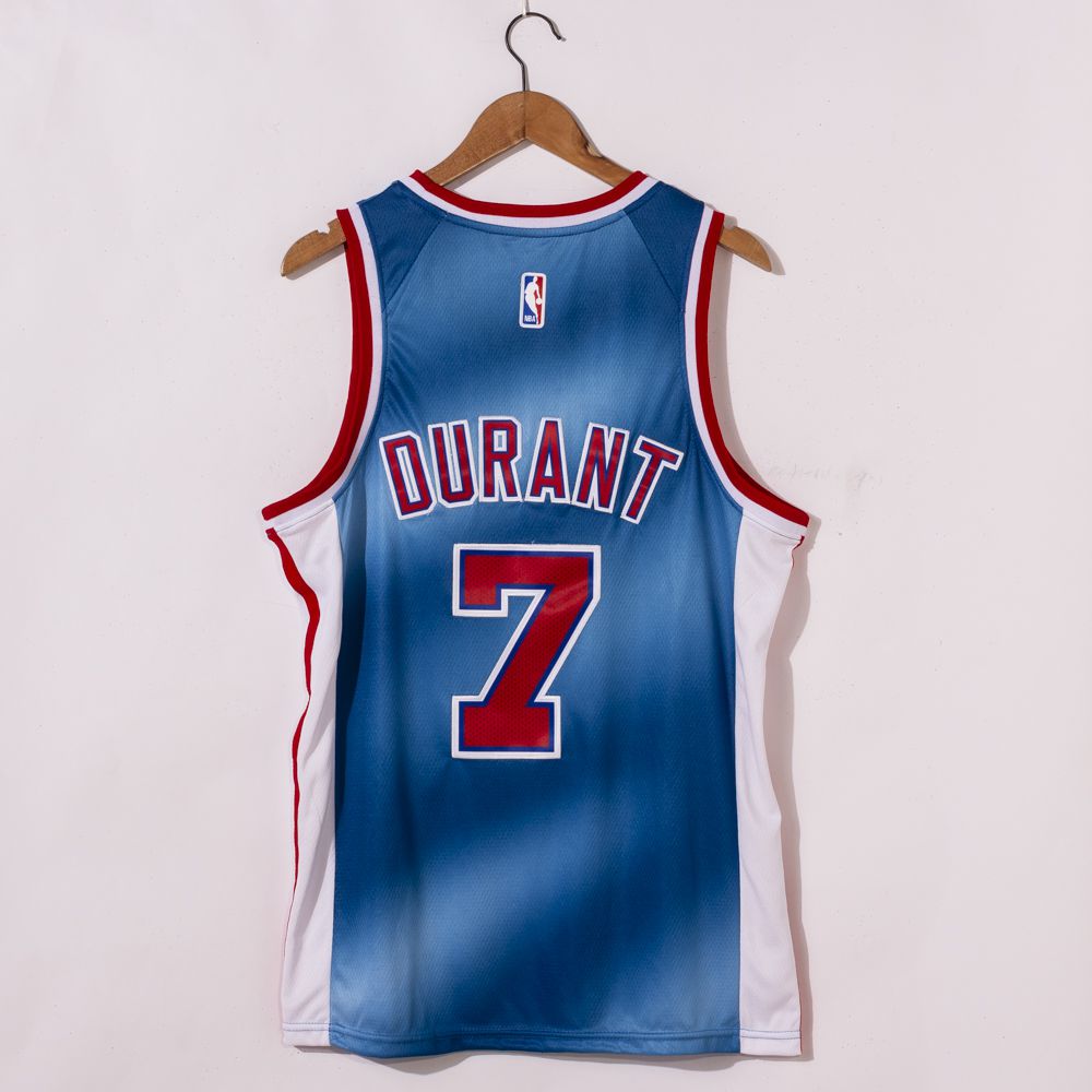 kevin durant blue nets jersey