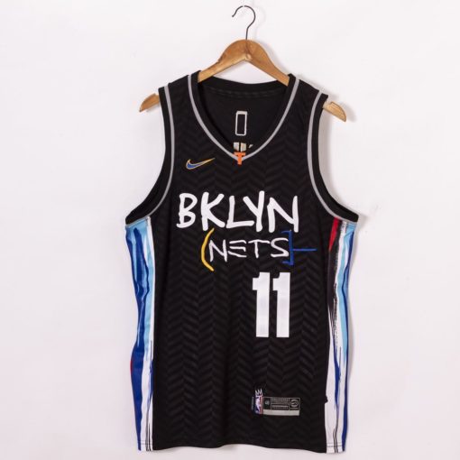 Kyrie Irving Brooklyn Nets 2021 City Edition Black Jerseys