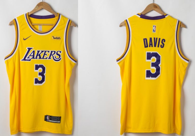 los angeles lakers anthony davis jersey