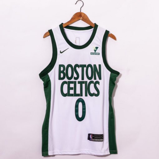 Jayson Tatum #0 Boston Celtics 2021 White City Edition Swingman Jersey