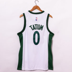 Jayson Tatum White Boston Celtics 202021 Swingman Player Jersey City Edition back