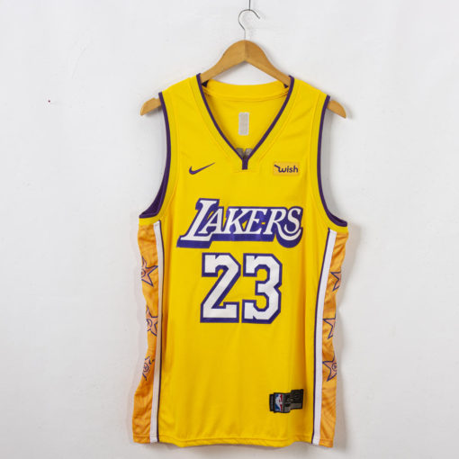 LeBron James Los Angeles Lakers 2019-20 City Edition Swingman Gold Jersey