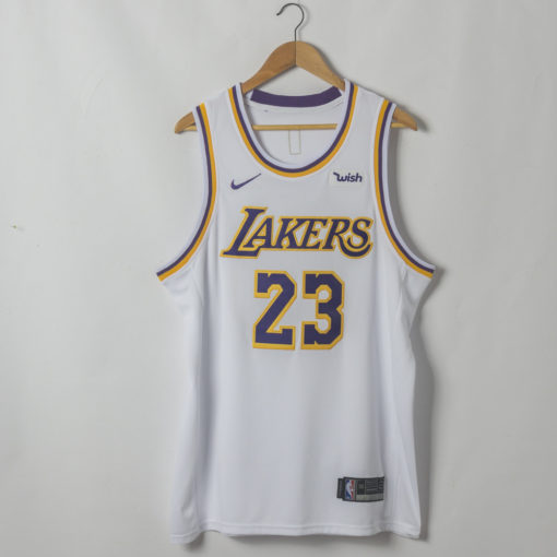 LeBron James Los Angeles Lakers Association Edition White Jersey