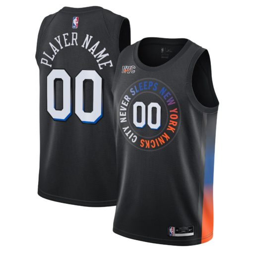 New York Knicks 2021 City Edition Swingman Custom Jersey