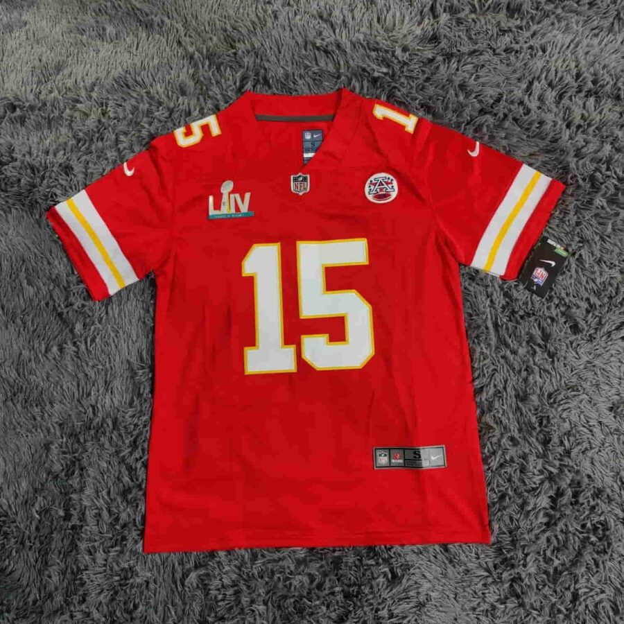 Patrick Mahomes #15 Kansas City Chiefs Red Super Bowl LIV Vapor Limited Jersey