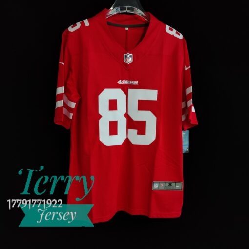 George Kittle #85 San Francisco 49ers Scarlet Jersey