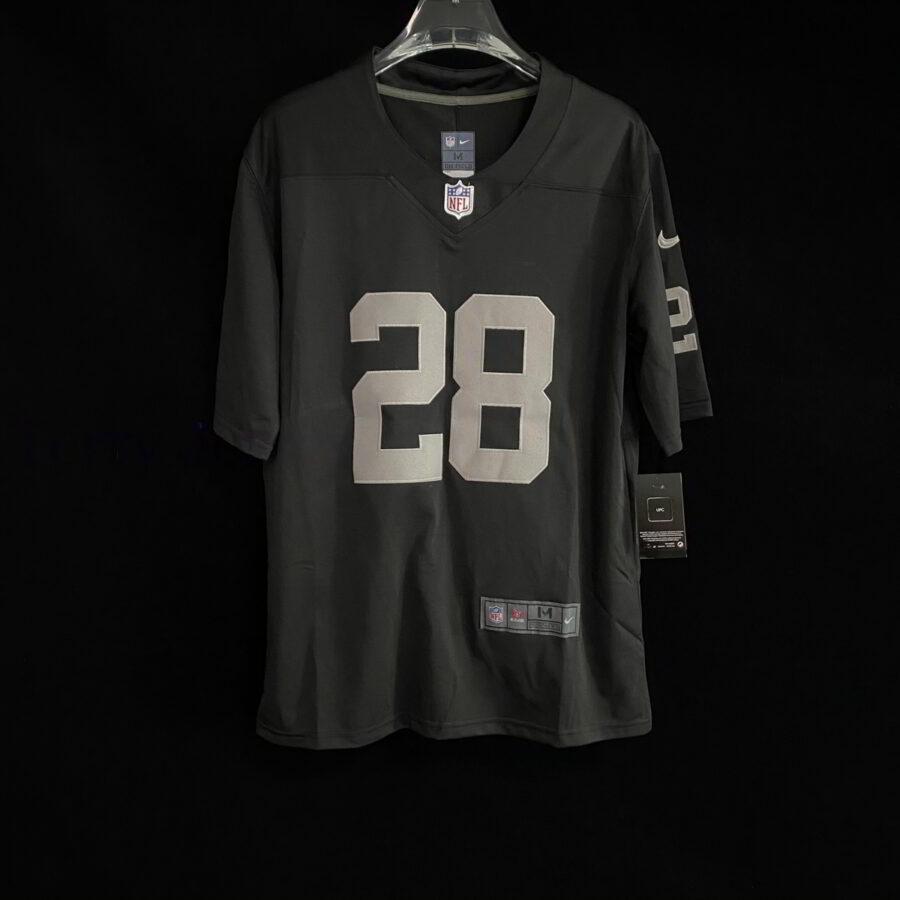 Josh Jacobs #28 Las Vegas Raiders 2021 Black Vapor Limited Jersey