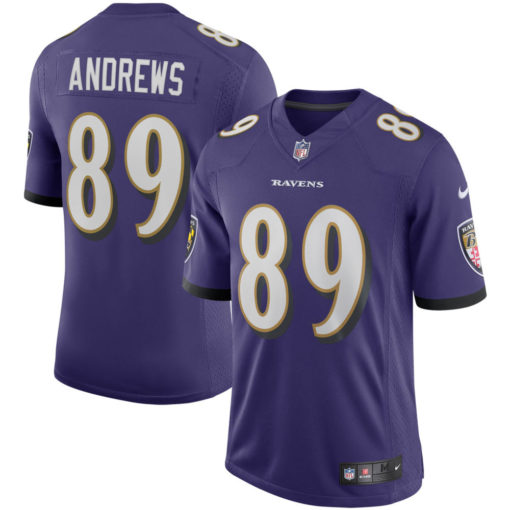 Men's Baltimore Ravens Mark Andrews Nike Purple Vapor Limited Jersey