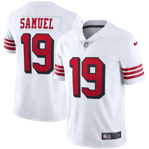 Men's San Francisco 49ers Deebo Samuel Nike White Vapor Untouchable Color Rush Limited Player Jersey