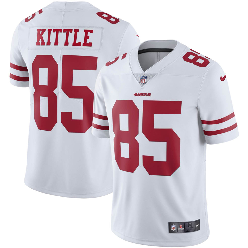 George Kittle #85 San Francisco 49ers 2021 White Vapor Limited Jersey