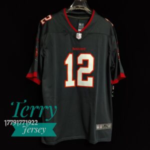 Tampa Bay Buccaneers Tom Brady Pewter Alternate Game Jersey