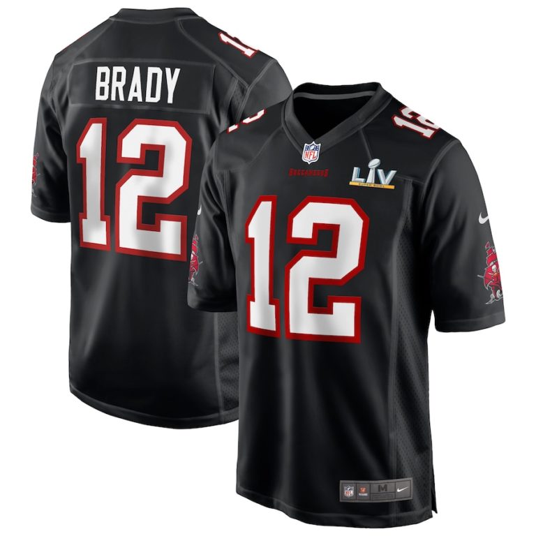 Tom Brady 12 Tampa Bay Buccaneers Black 2021 Super Bowl Lv Bound Game Fashion Jersey 3705