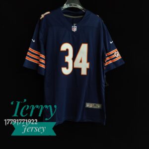 Walter Payton Navy Chicago Bears Retired Player Jersey