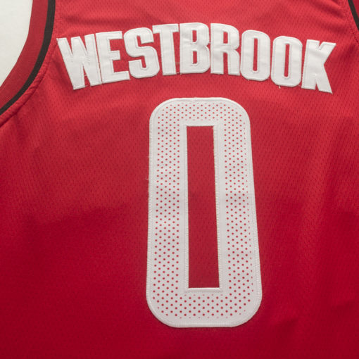 Russell Westbrook 0 Houston Rockets 2019-20 Red Jersey