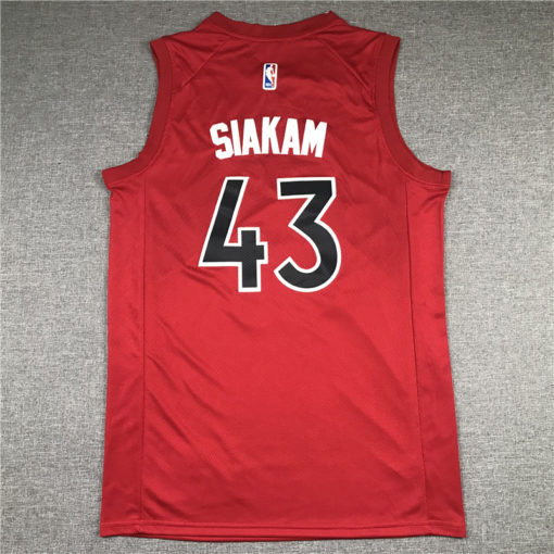 Pascal Siakam 43 Toronto Raptors 2020-21 Red Icon Edition Jersey