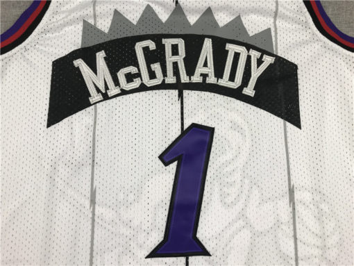 Tracy McGrady 1 Toronto Raptors 1998-99 Hardwood Classics White Swingman Jersey
