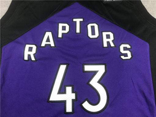 Pascal Siakam 43 Toronto Raptors 2021 Black Earned Edition Jersey