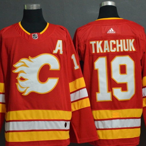 Men's Calgary Flames Red Alternate Custom Jersey