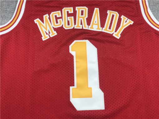Tracy Mcgrady 1 Houston Rockets Red M&N Retro 2004-05 Jersey