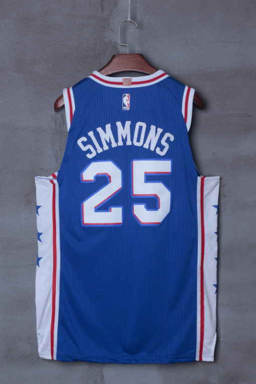 Ben Simmons 25 Philadelphia 76ers Royal Icon Swingman Jersey