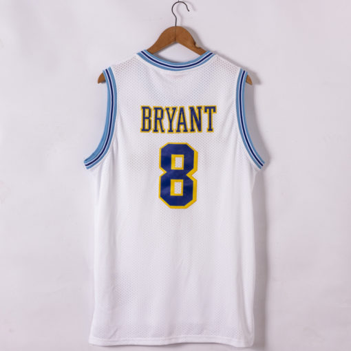 Kobe Bryant 8 Los Angeles Lakers 1996-97 Jersey White