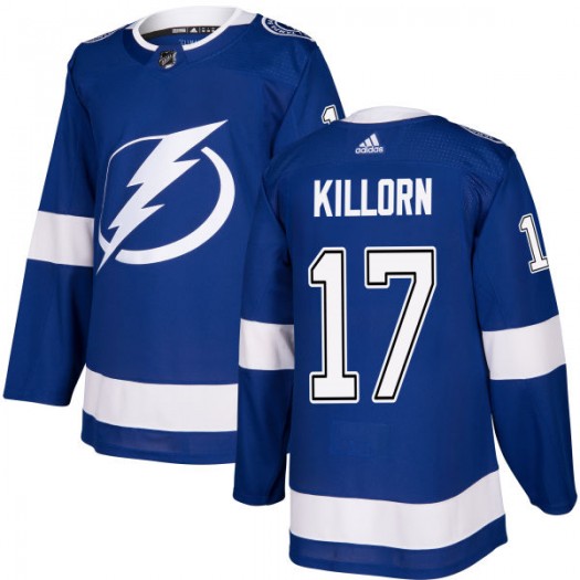 Alex Killorn #17 Tampa Bay Lightning Blue Home 2020 Breakaway Jersey