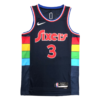 Allen Iverson #3 Philadelphia 76ers Swingman 2021-22 Navy Jersey  - City Edition