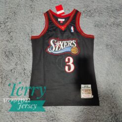 Allen Iverson Philadelphia 76ers Road 1997-98 Jersey