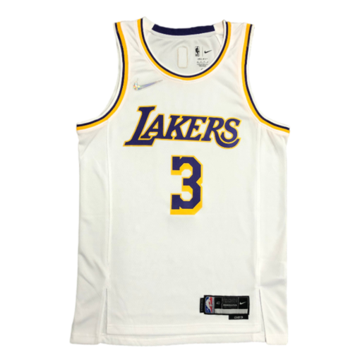 Anthony Davis #3 Los Angeles Lakers Icon Edition 2021-22 White Jersey
