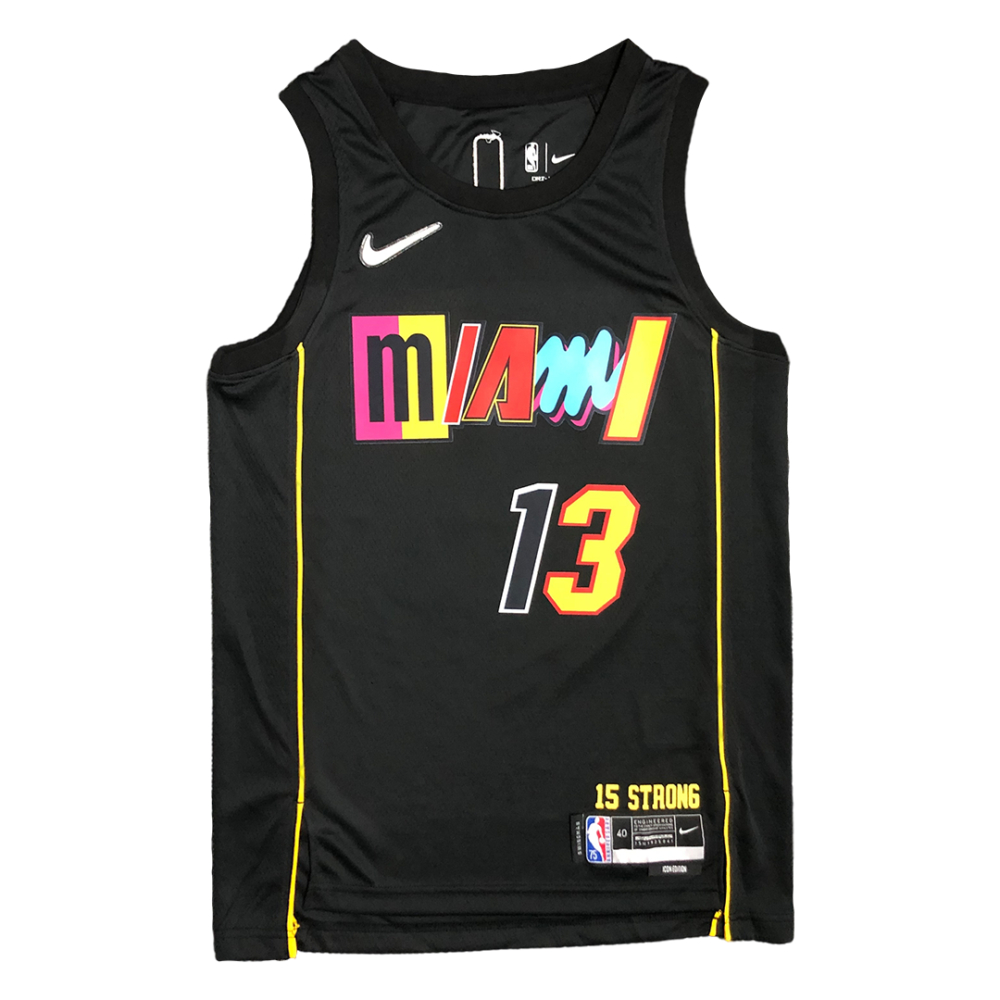 Bam Adebayo #13  Miami Heat Jersey Swingman 2021-22 Black - City Edition