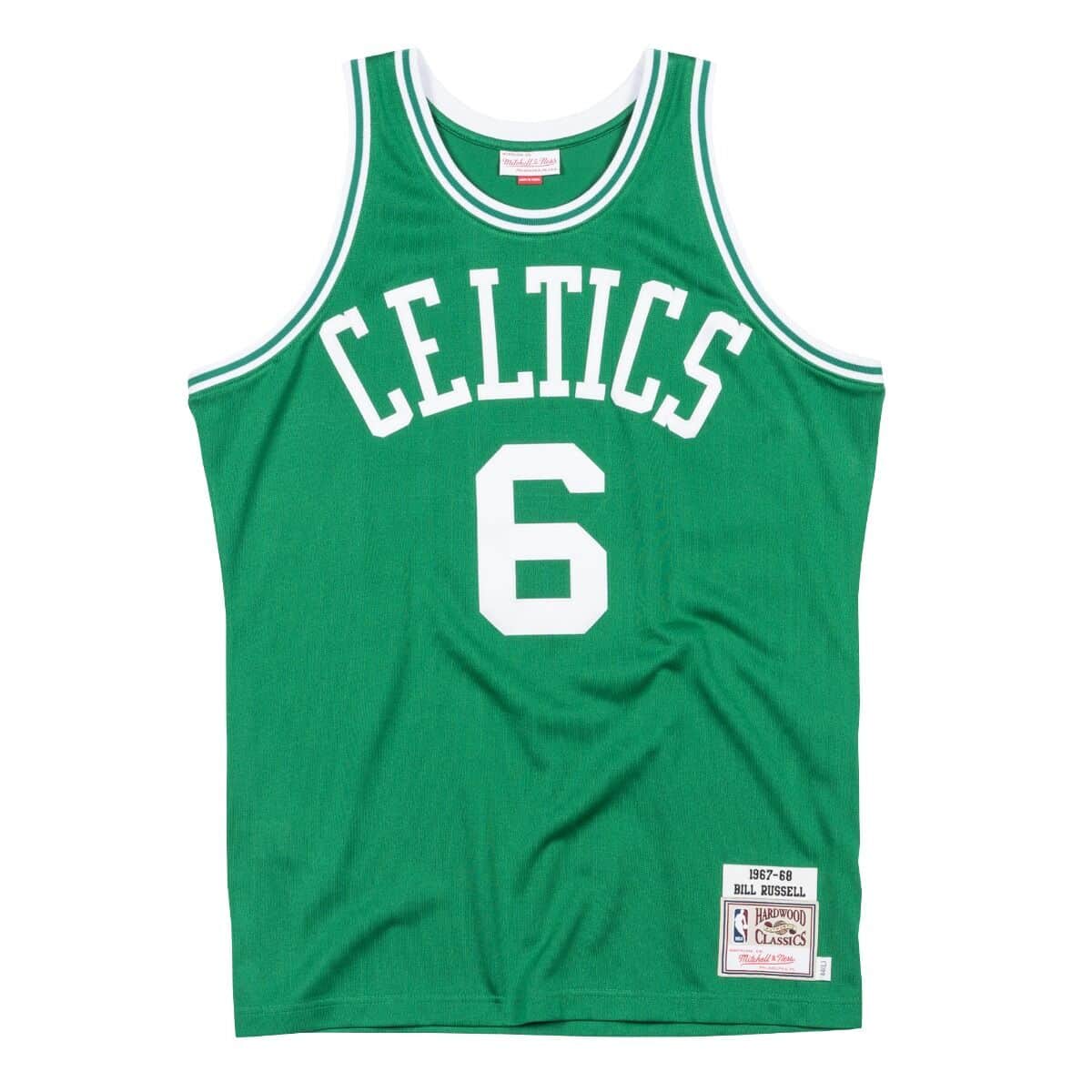 Bill Russell 1967-68 Road Boston Celtics Jersey