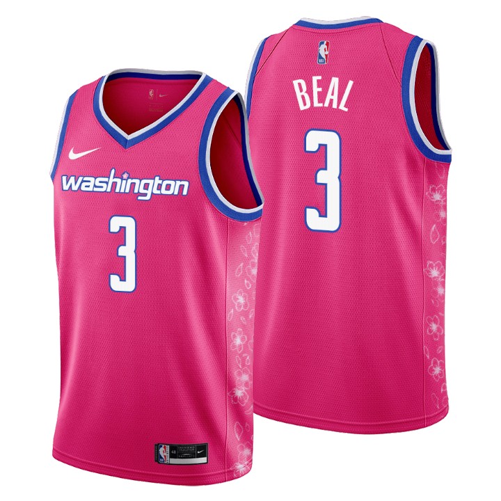 Bradley Beal #3 Washington Wizards 2022-23 Pink City Edition Jersey