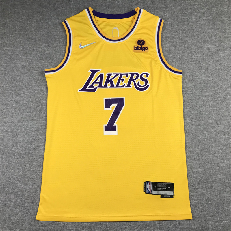 Carmelo Anthony 7 Los Angeles Lakers 2021-22 Gold Icon Swingman Jersey