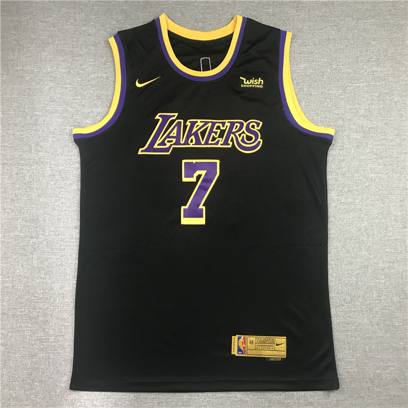 Carmelo Anthony 7 Los Angeles Lakers 2021 Black Earned Edition Jersey