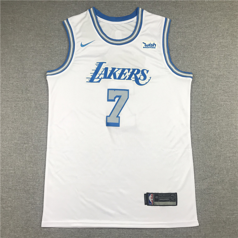 Carmelo Anthony 7 Los Angeles Lakers 2021 City Edition White Jersey