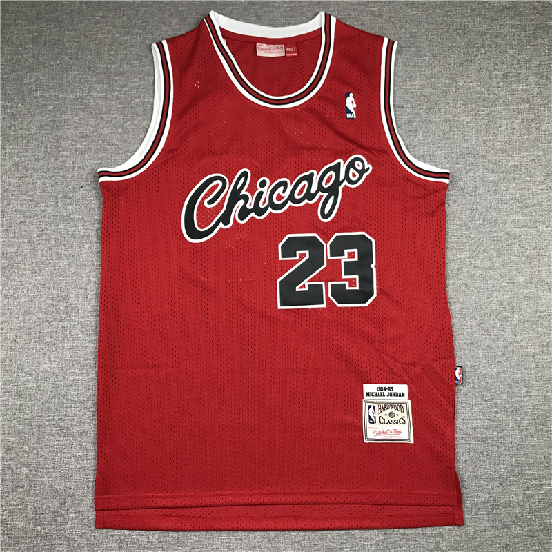 Chicago Bull 23 Chicago Bulls Red 1984 Vintage Jersey